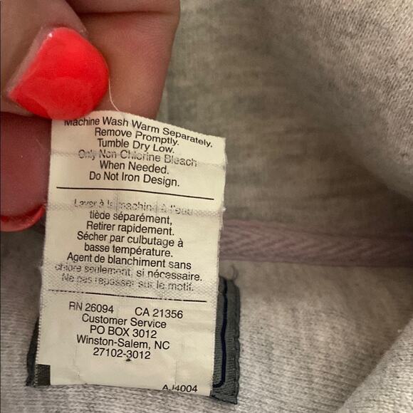 Champion Gray Sweatshirt Classic Comfort - Picture 4 of 7